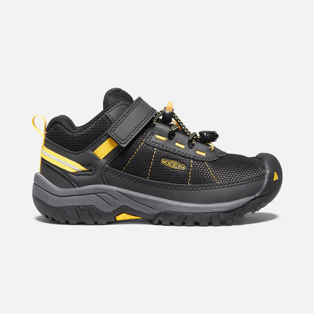 Baskets Keen Enfant Noir/Jaune | Targhee Sport Vent Shoes | ELKIN-4620